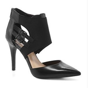 Gianni Bini Leather/Scuba Stretch Pumps